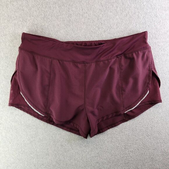 Zyia Active Shorts Womens XXL Red Brief Zip Pocket Drawstring Running Training - Picture 13 of 13